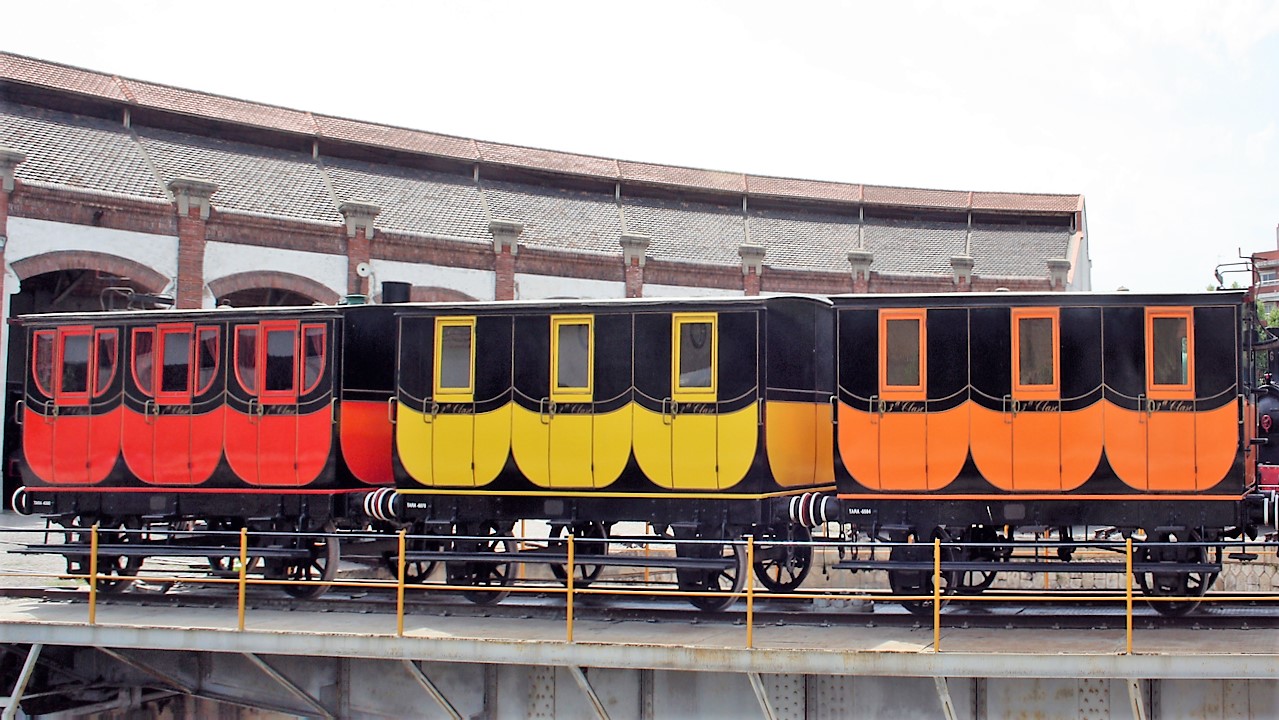 Cotxes del “Tren del Centenari”